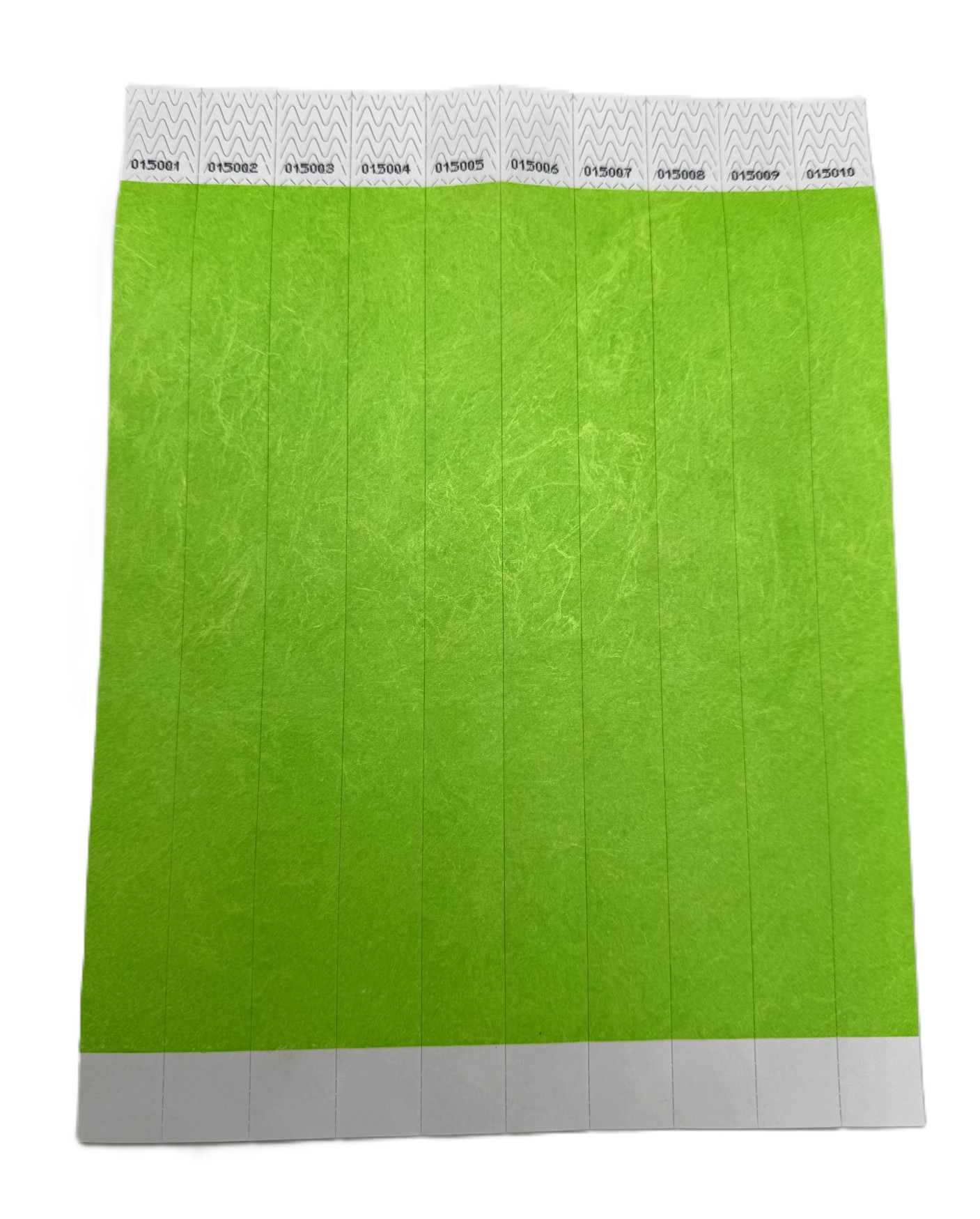 Tapahtumaranneke TYVEK neonvihreä (100 kpl) - Image 3
